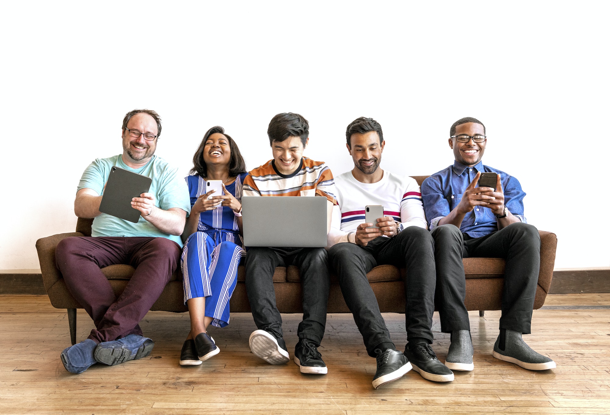 People on social media